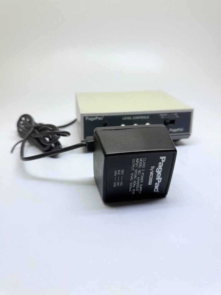 Valcom V-5335700 PagePac PagePal Interface Unit with Power Supply USA Excellent!