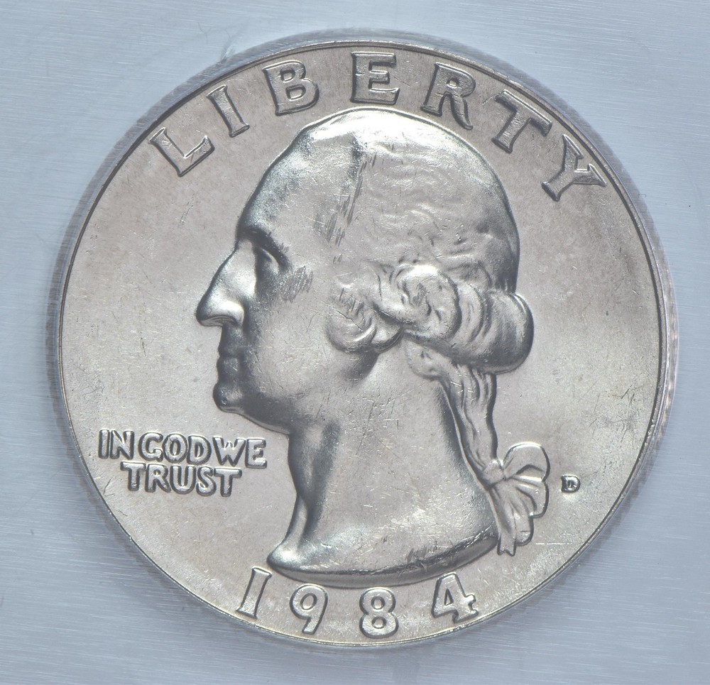 1984-D Washington Quarter MS66 ICG