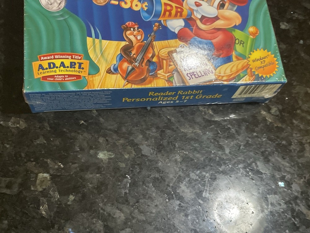 Reader Rabbit Deluxe 2 Cd Personalized 1st Grade Reading Spelling Math Sealed