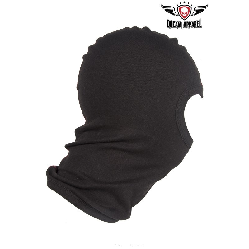 Black Full Face Cotton Motorcycle Mask