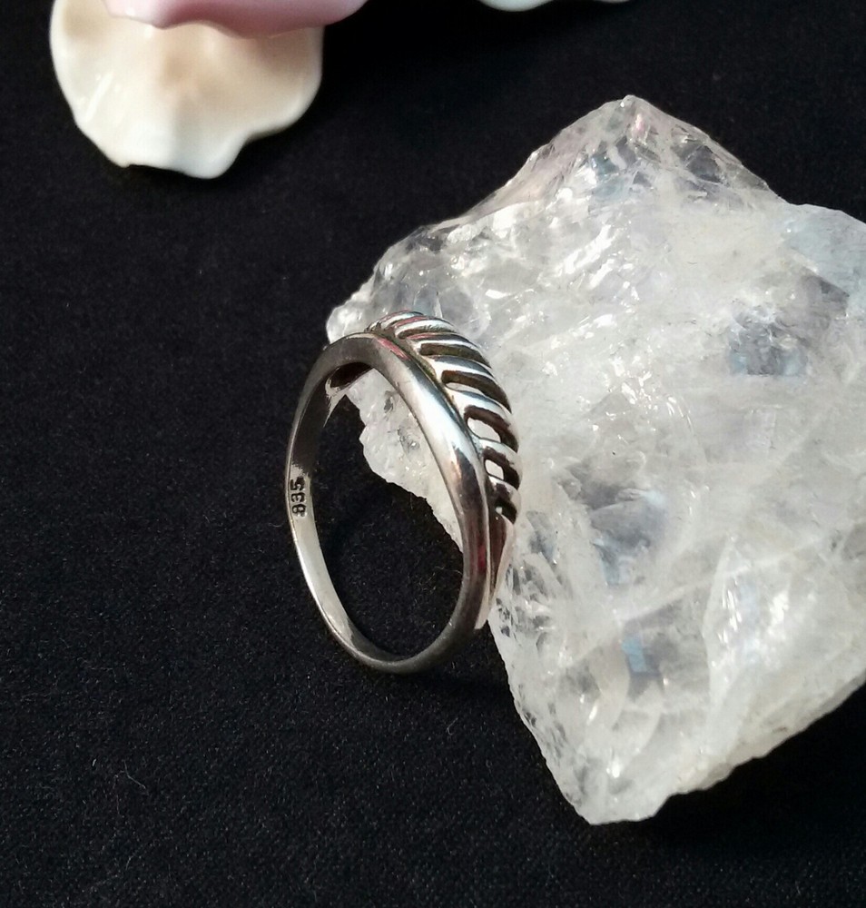 Ring Silver 835 Size 55 (17.5mm Dia)