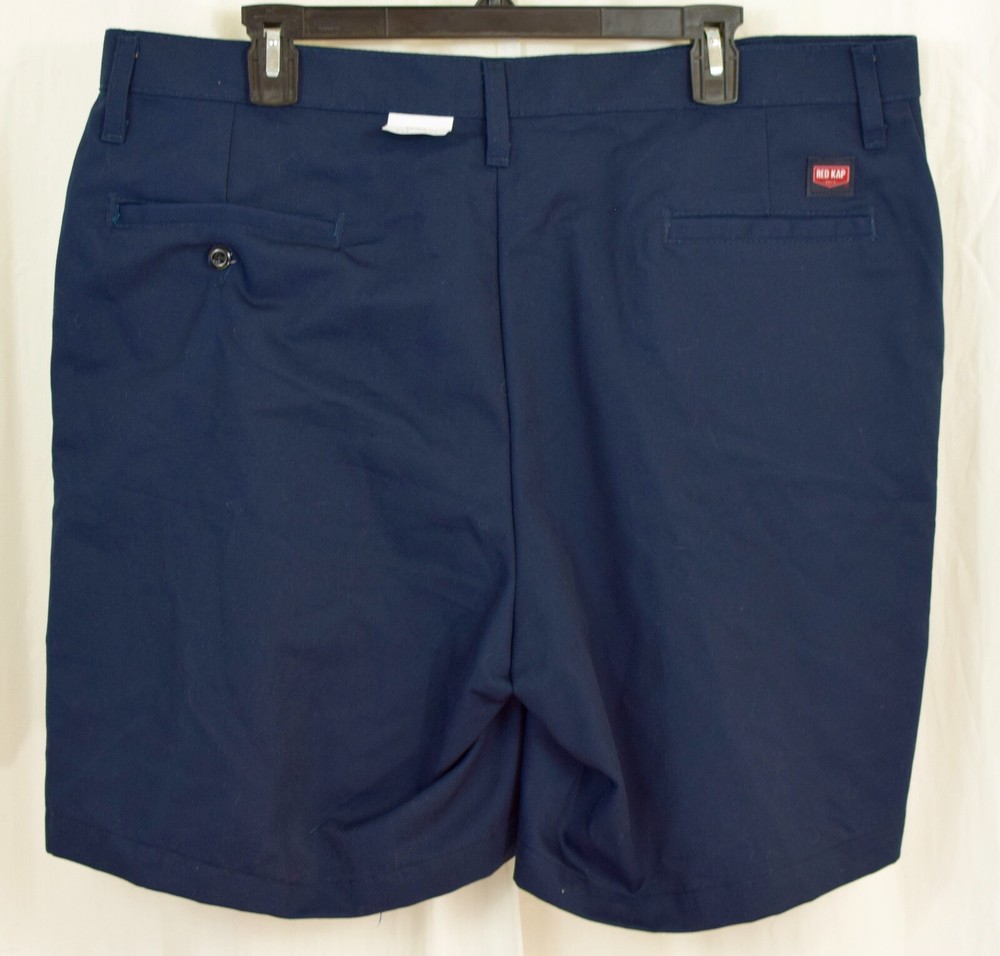 Red Kap Women's Plain Front Work Short Navy Size 18