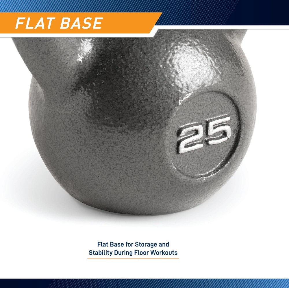 25lb Cast Iron Kettlebell HKB Workout Weights