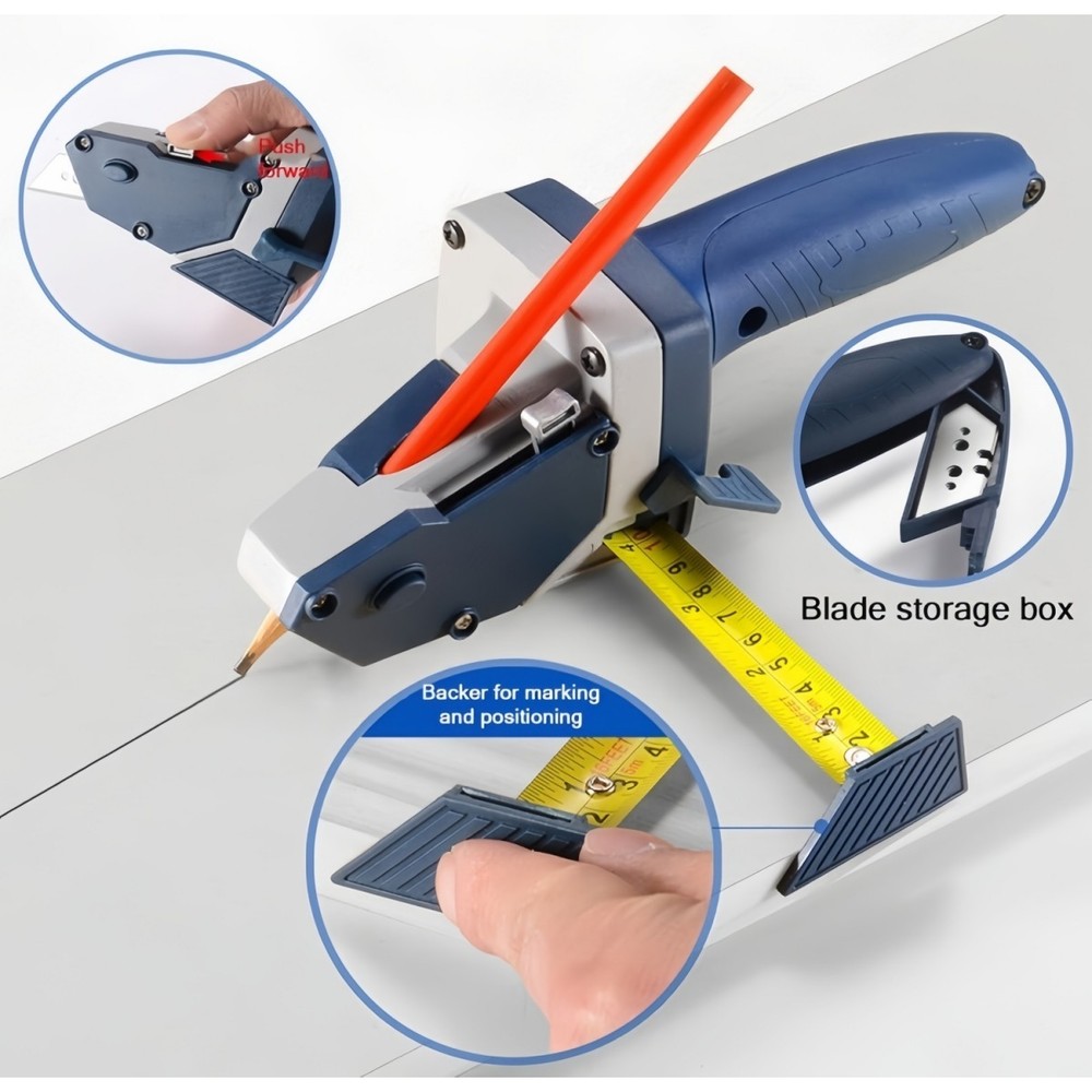 Multifunction Drywall Cutting Tool w/ 6 Blades