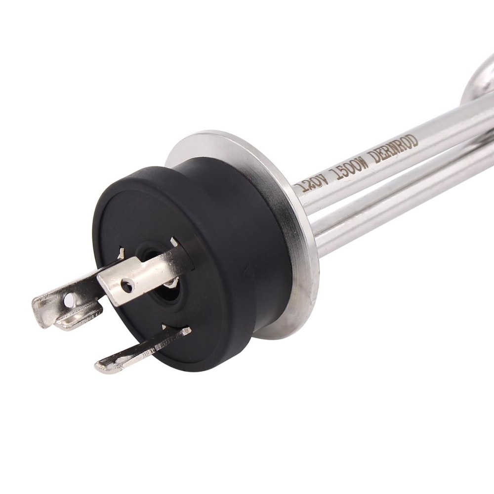 DERNORD 120V 1500W Tri-clamp Foldback Heating Element 1500w, Silver