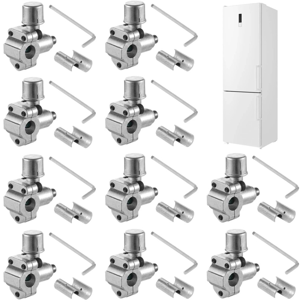 10 Pcs Bullet Piercing Valves BPV-31 Piercing Valve for Refrigerators HVAC Co...