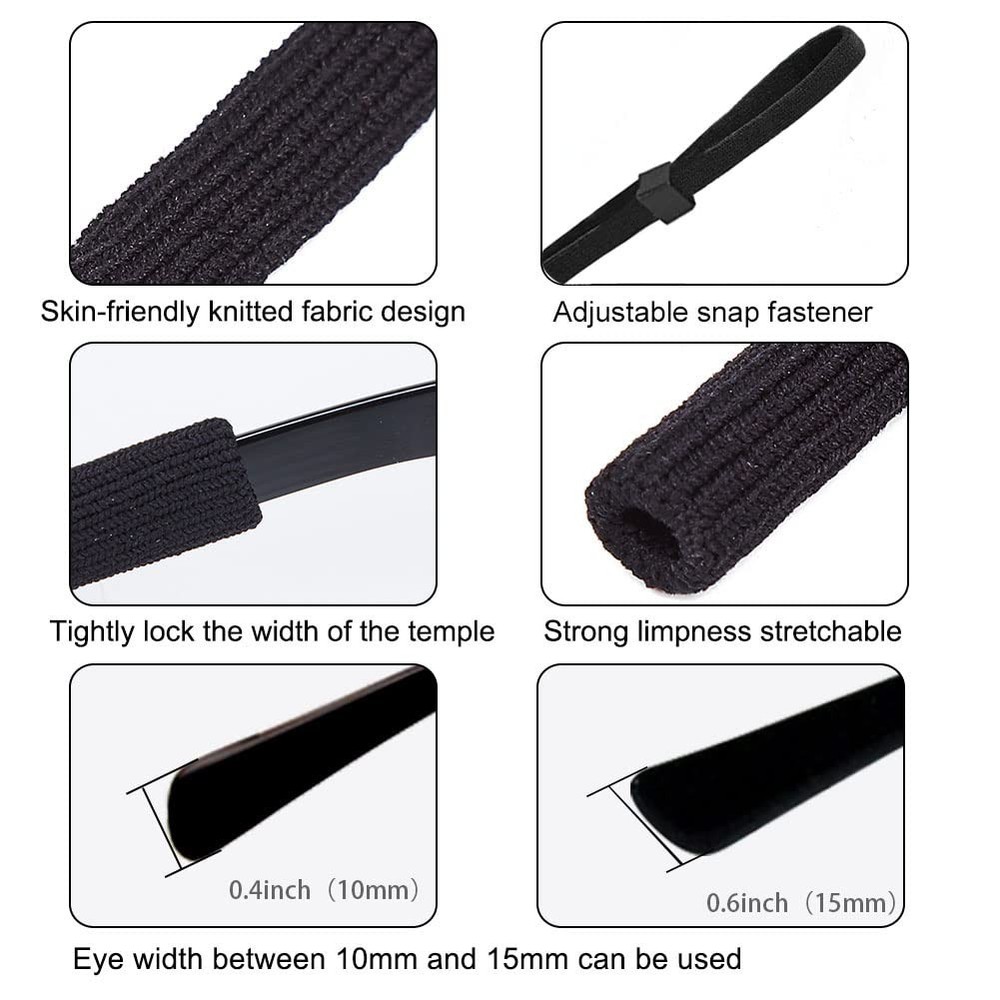 SHINKODA 6 Pack Glasses Strap Universal Eyewear Cord