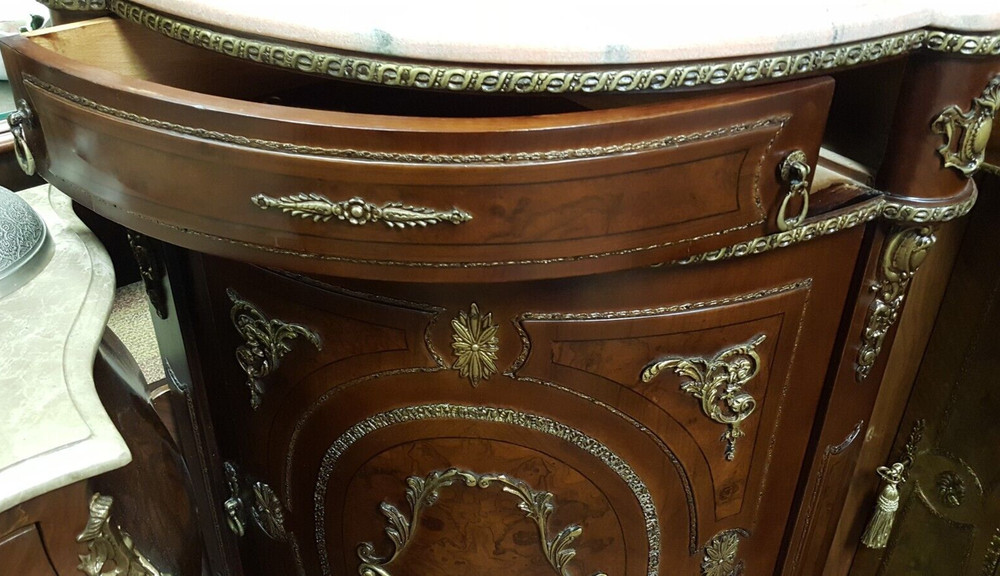 Corner Server/Console marble Top