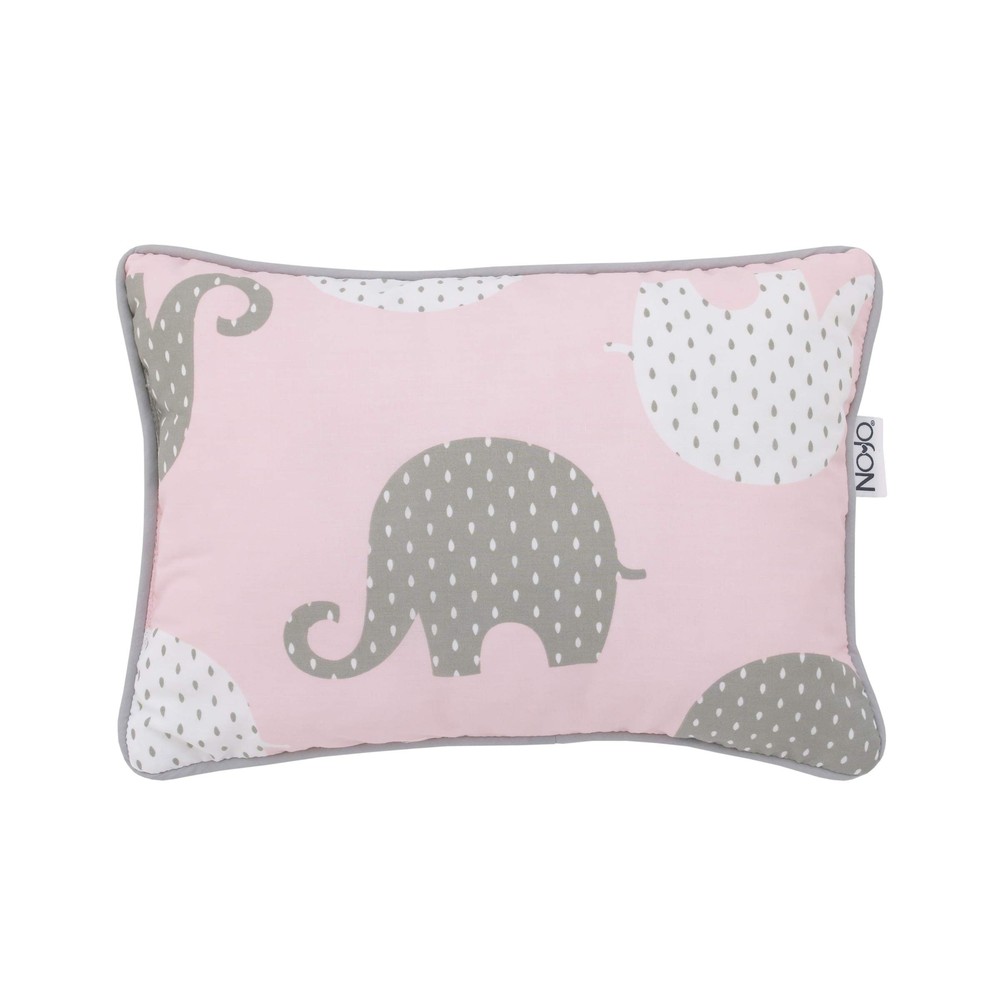 NOJO Dreamer - Pink/Grey Elephant 8 Piece Comforter Set