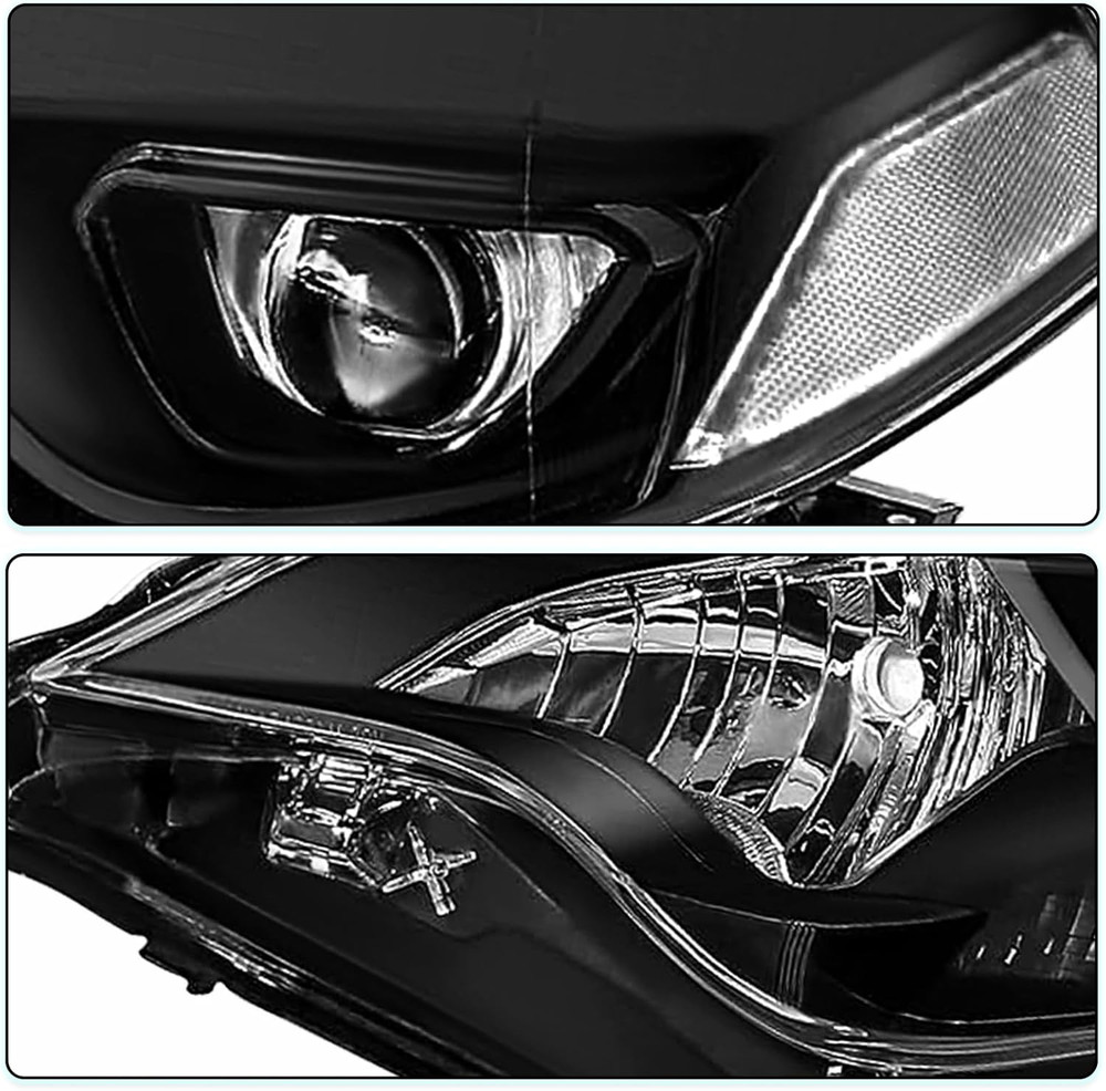 Headlights Assembly Compatible with 2014 2015 2016 Toyota Corolla Base/Ce/C/Le E