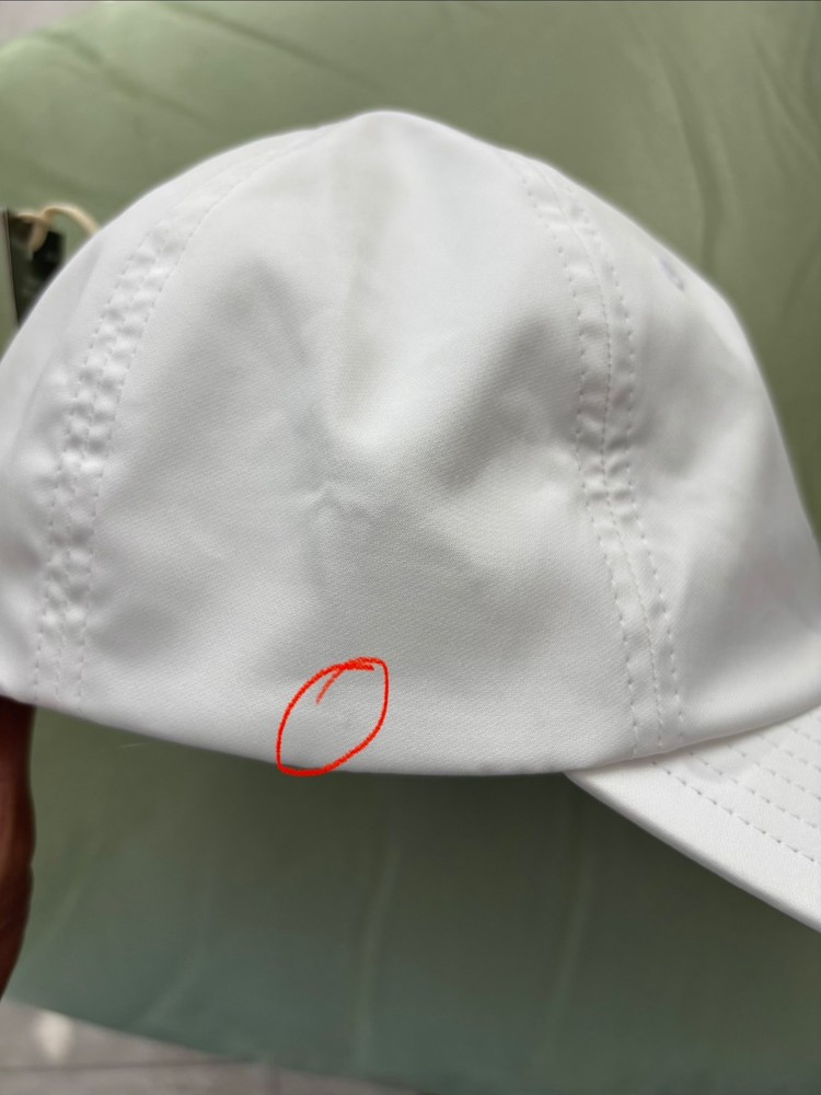 new Adidas "She Plays Golf" hat cap white