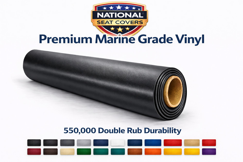 Marine Grade Vinyl Upholstery Fabric Heavy Duty UV Resistant Boat Auto Bar Stool