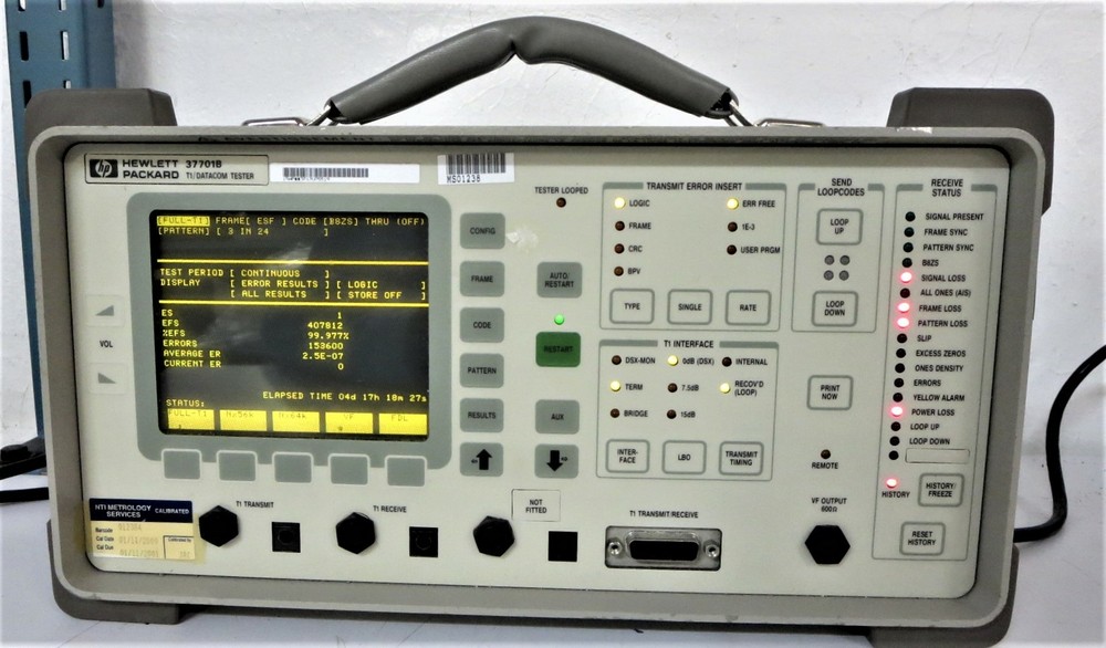 HEWLETT-PACKARD 37701B T1/datacom Tester