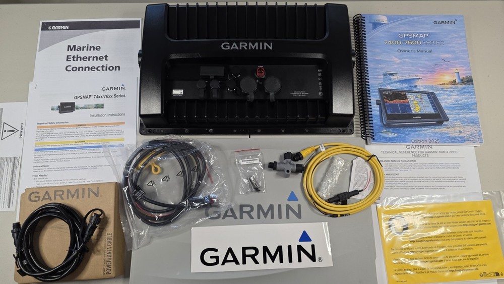Garmin GPSMAP 7616 16" Marine Chartplotter GPS Fishfinder – Excellent Condition: