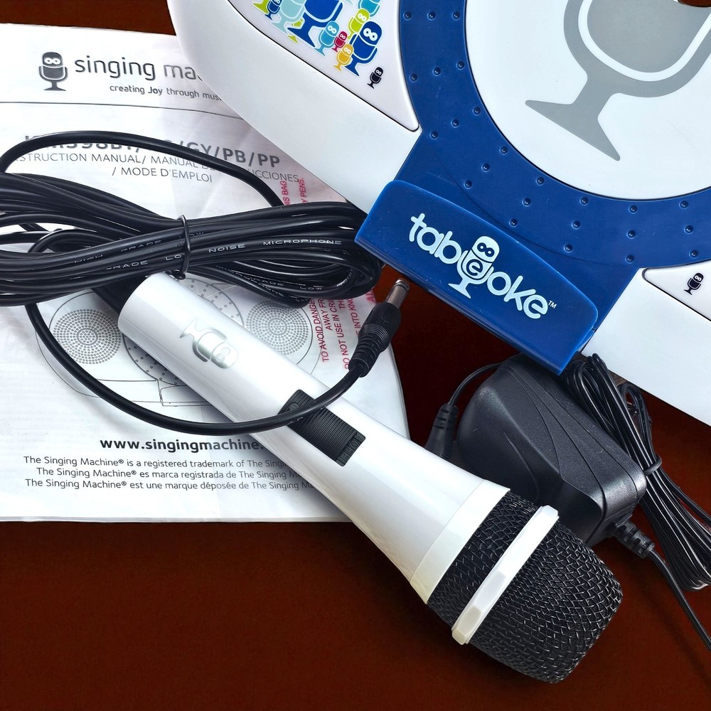 The Singing Machine Karaoke System Portable Bluetooth App Compatible TABEOKE