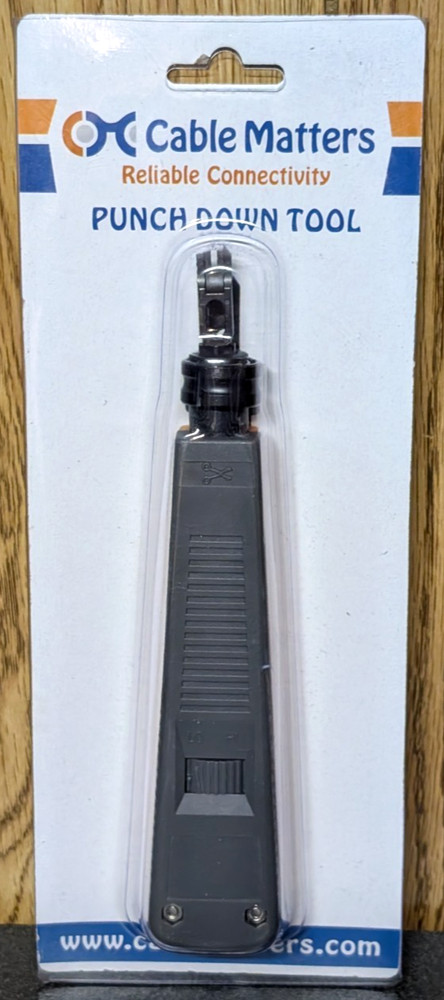 Cable Matters 110 Punch Down Tool with 110 Blade, Ethernet PunchDown Tool,