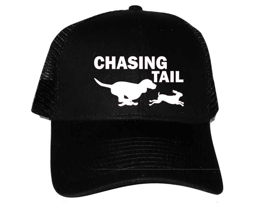 Cap Hat Black Mesh Back Beagles Rabbit Hunting Tracking Chasing Tail