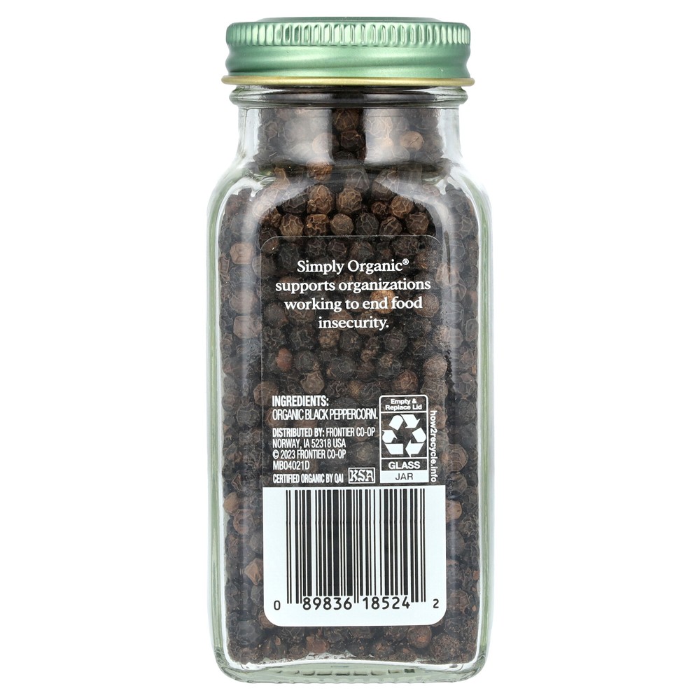 Black Peppercorns, 2.65 oz (75 g)