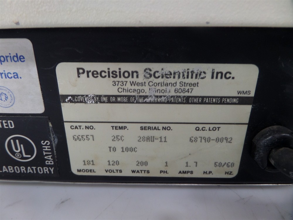 Precision Scientific 181 Water Bath