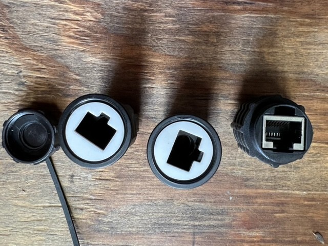 Waterproof RJ45 Connector (30 Pack) IP67 Coupler