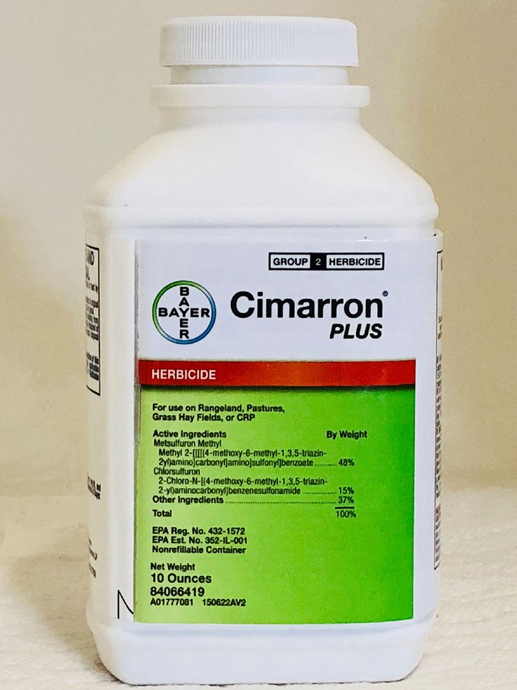 Cimarron Plus Herbicide - Pasture Broadleaf killer 10 Ounces by Bayer