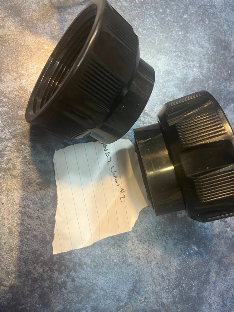 OEM Jandy Tail Piece O-Ring & Union Nut Set of 2 (R0327301)