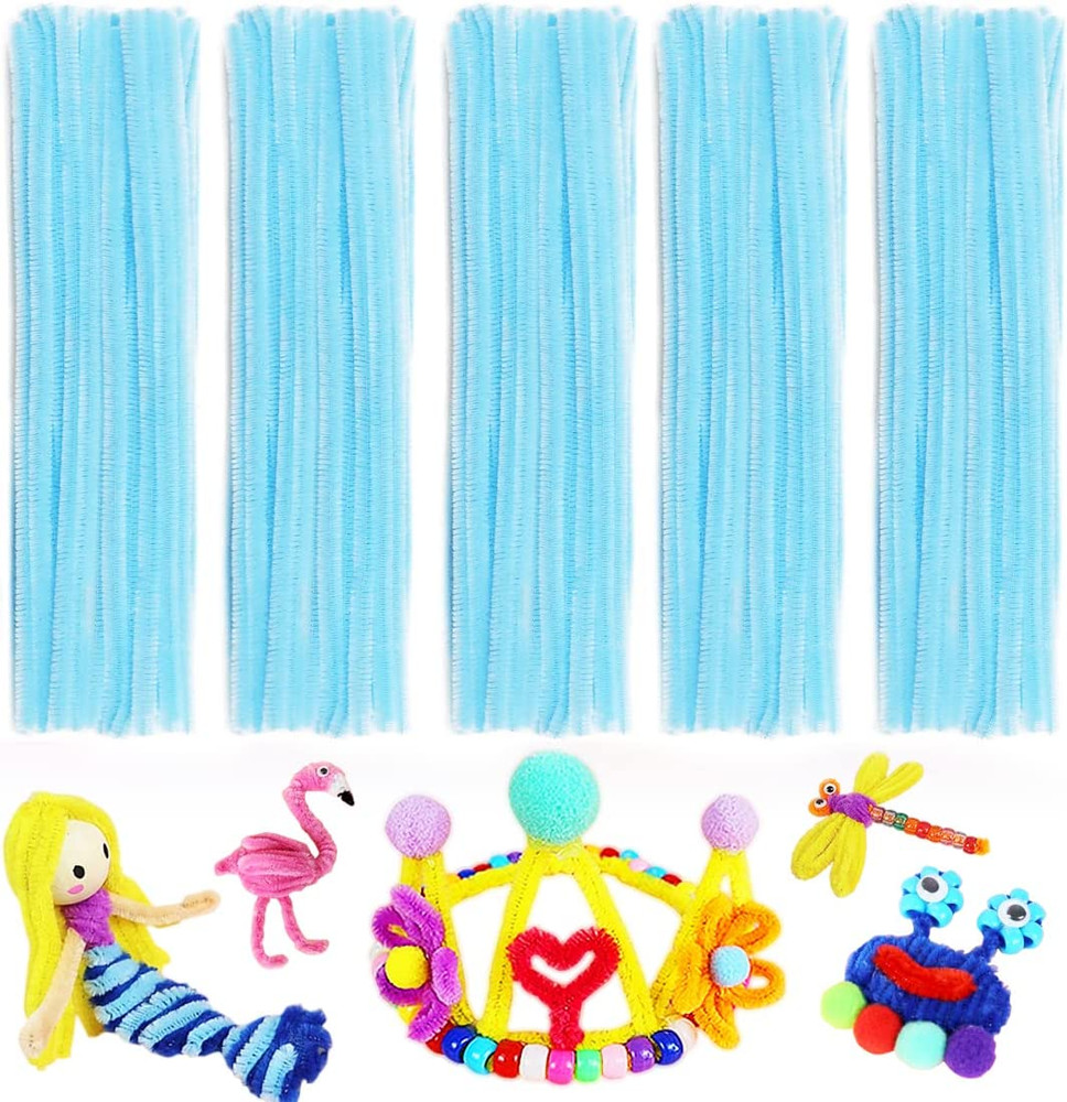 Sky Blue Pipe Cleaners - Arts & Crafts Supplies