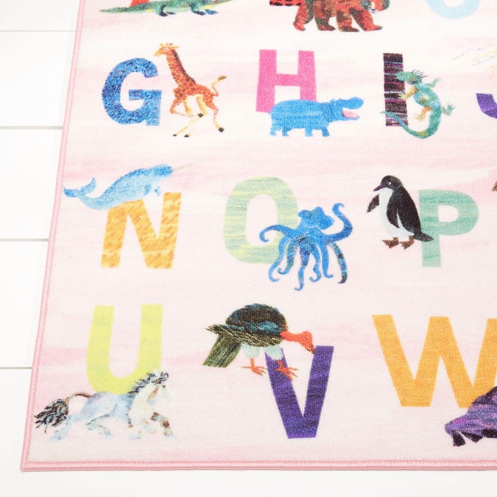 Home Dynamix Eric Carle Elementary Pink 35" x 51", Pink/Blue