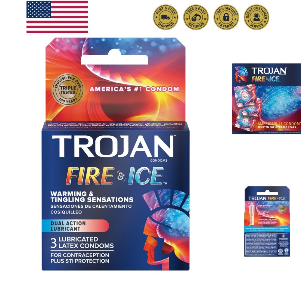 Fire & Ice Condoms 3 Pack