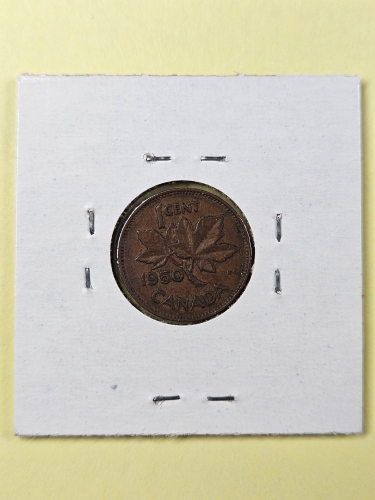 COINS - CANADA - 1 CENT 1950