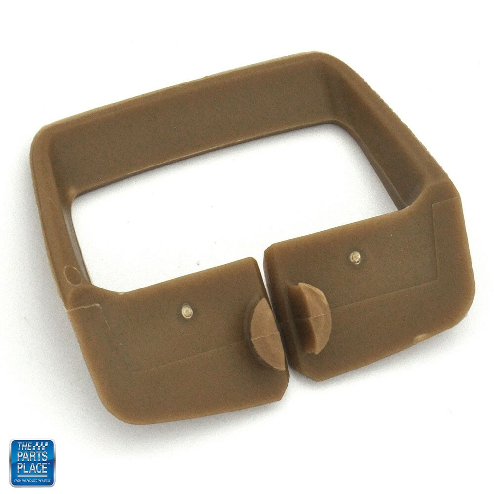 1973-1981 GM Seat Belt Loop Guide Tan Rectangle GM 1708137