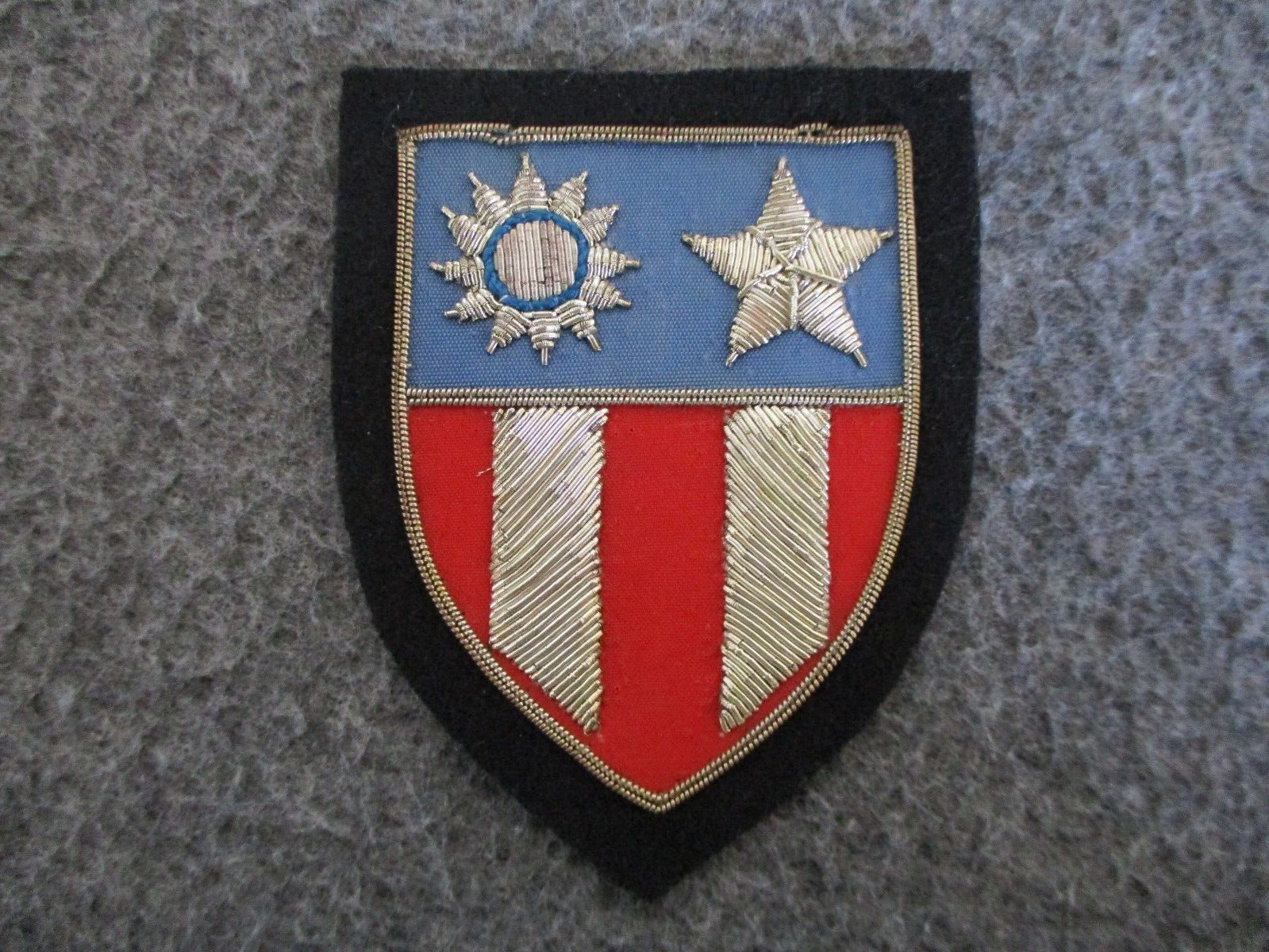 WWII COMMUNICATIONS SPECIALIST CBI THEATER MILITARY AFFILIATE+(MARS) PATCH/SIGN