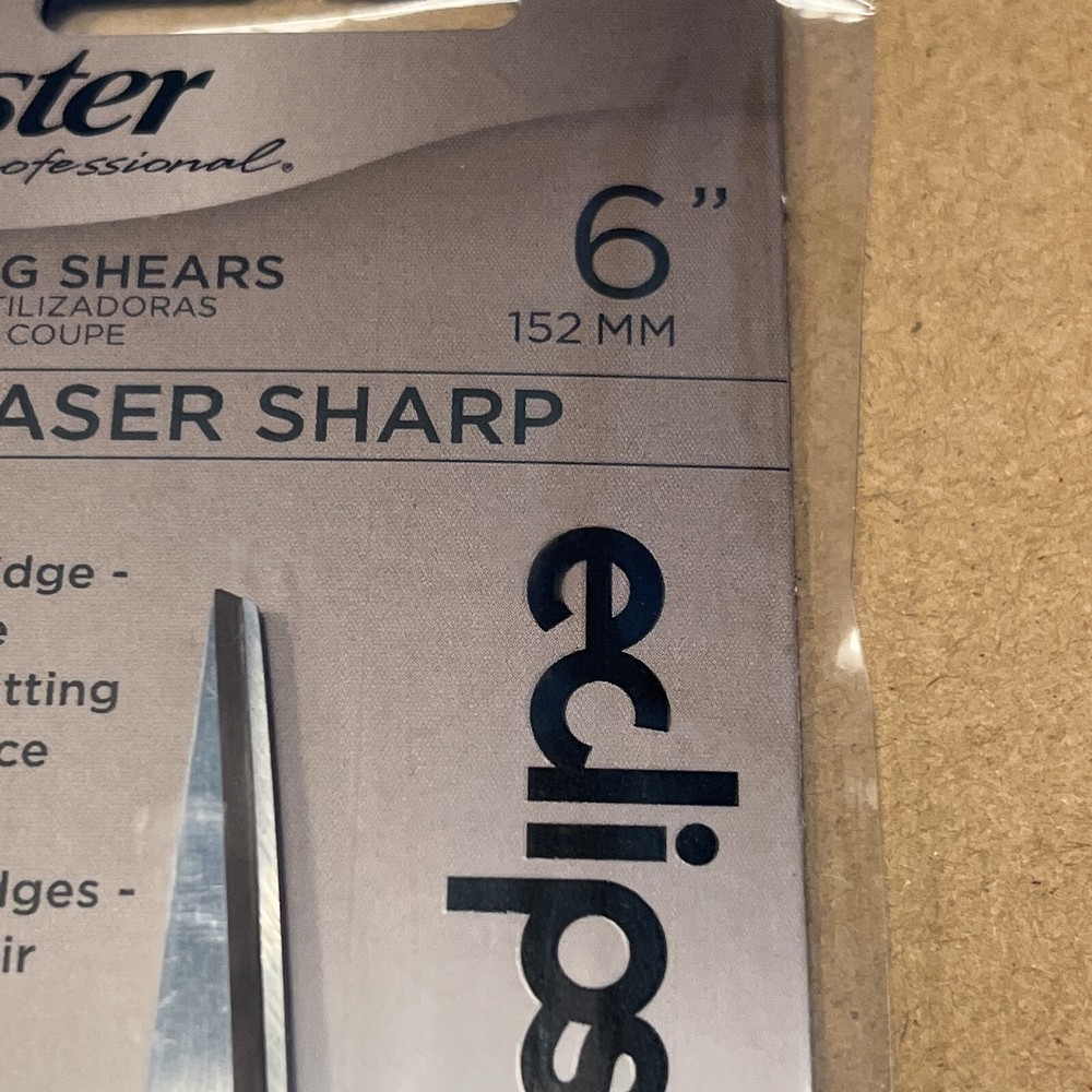 (2) OSTER Eclipse 6” Styling Shears Set Laser Sharp Scissors #520014