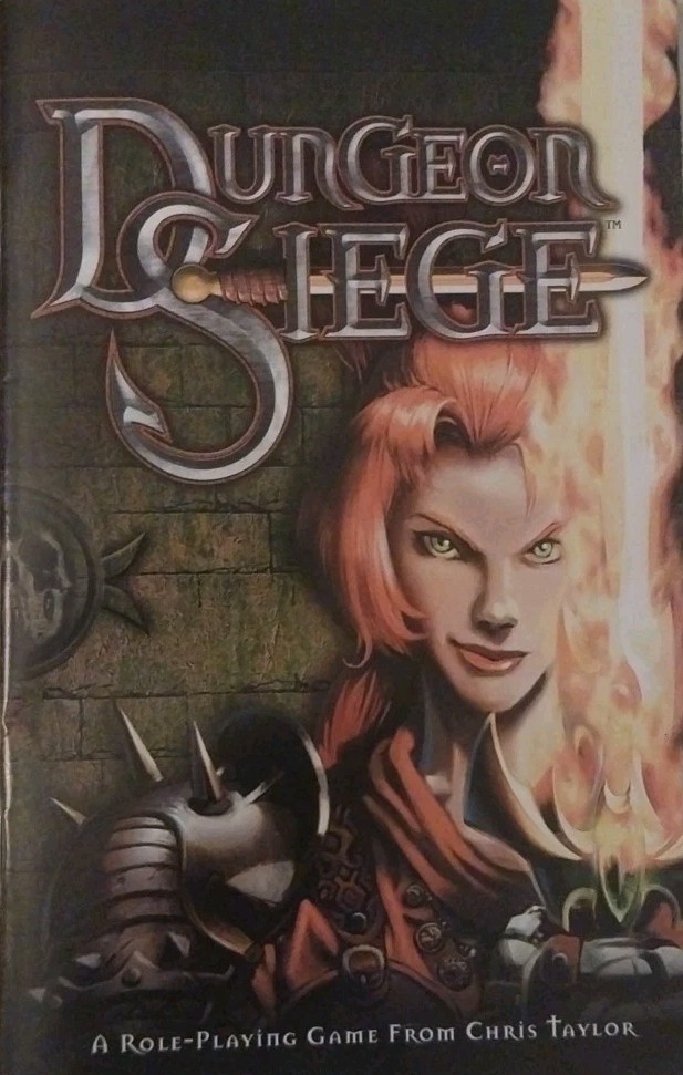 Dungeon Siege~Microsoft~2002 Official Original Manual ONLY