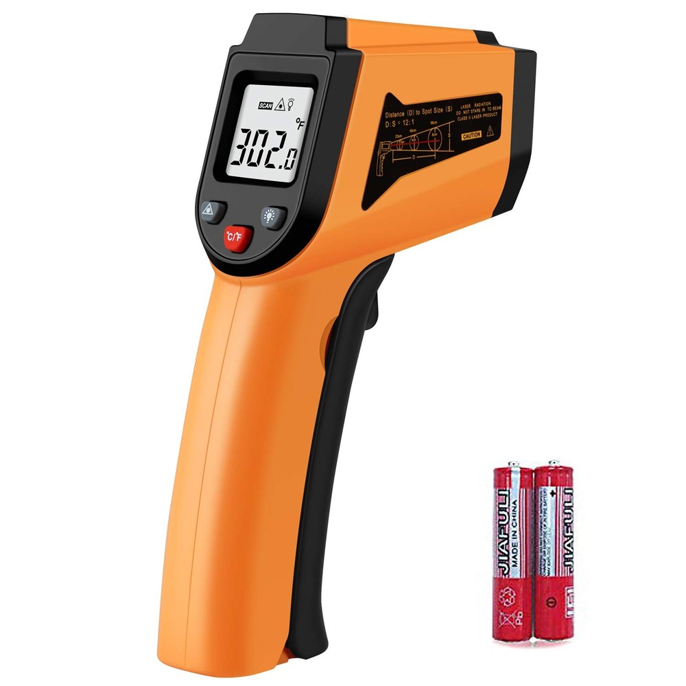 Infrared Temperature Gun Non-Contact Orange