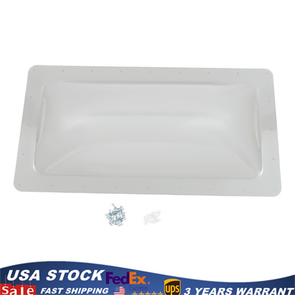 18" x 34" For RV Camper Skylight Exterior Smoky Color Skylight Cover Roof Top