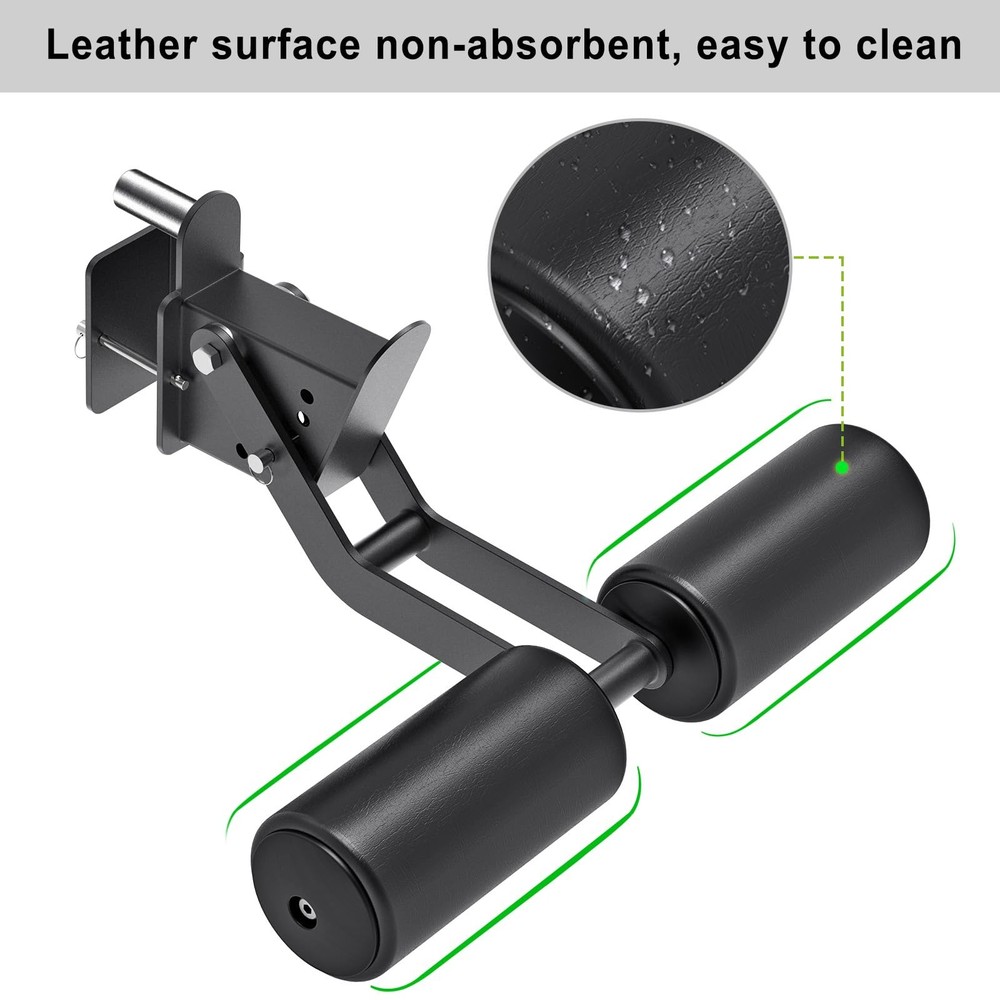 Nordic Hamstring Curl Attachment for 2"x2" Power Rack - Adjustable Leg Hold Down