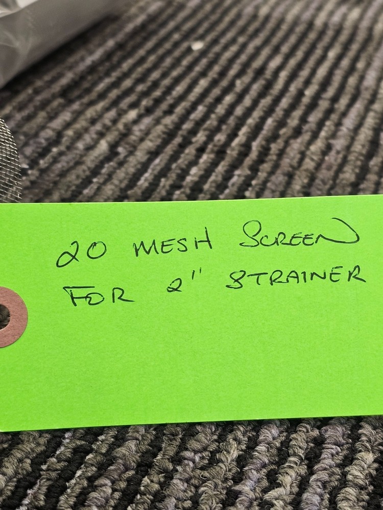 (QTY 4) ME 6SS-03/20: MESH SCREEN FOR 2" STRAINER