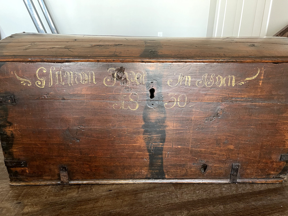 1830 Immigrant Trunk- dome shaped