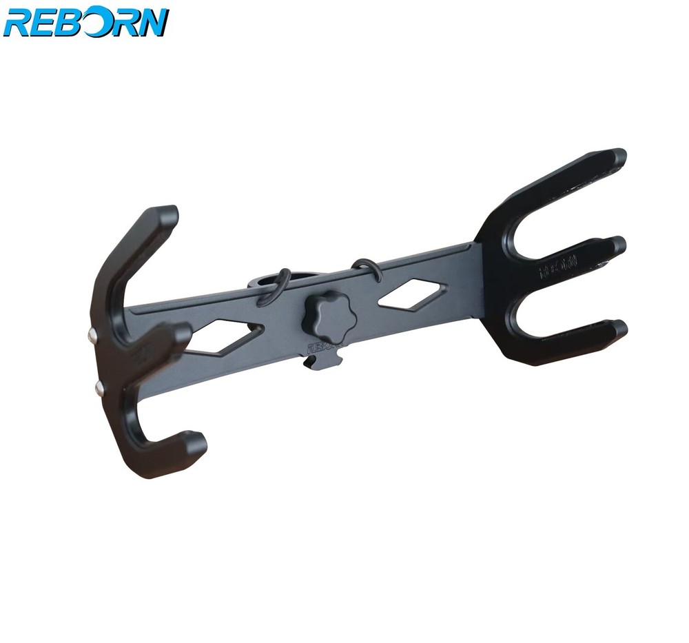 Reborn 2025 Pro2 Quick Release Ski Rack Sandblasting Matt Black