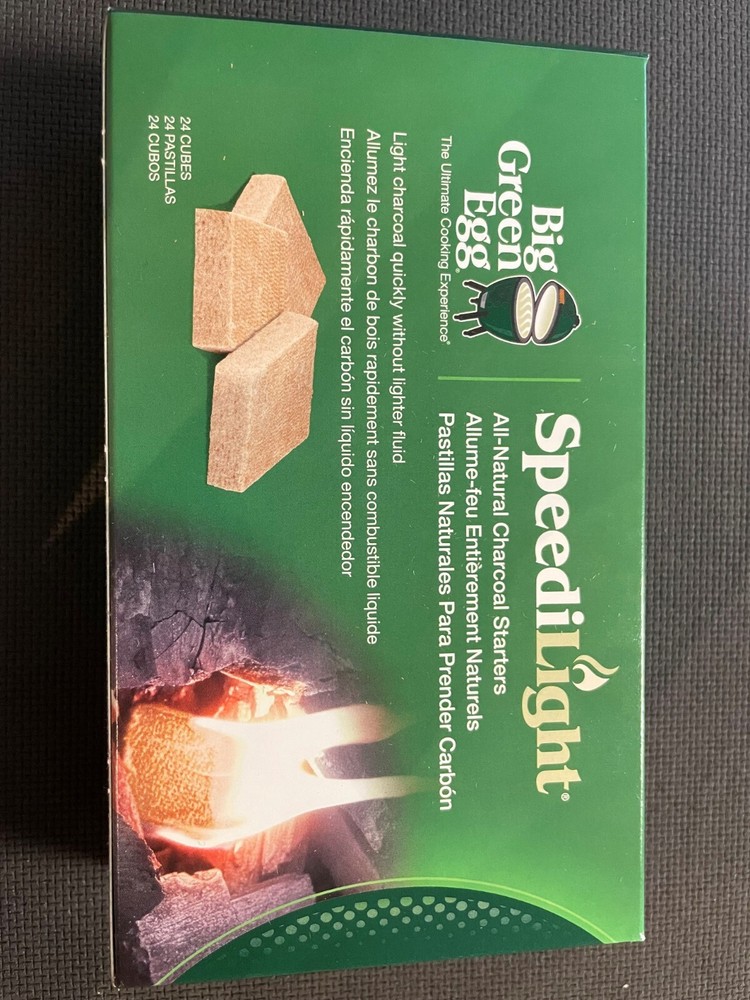 Big Green Egg Fire Starter Squares All Natural Charcoal Grill Starter
