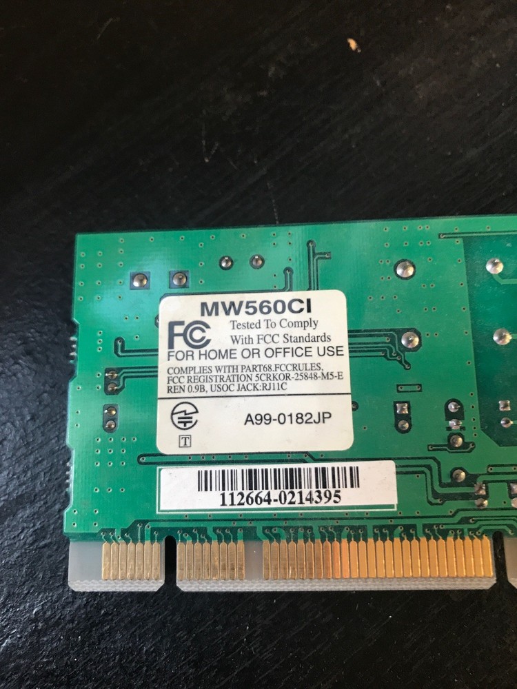 Conexant MW560CIv56K Internal PCI Computer Card