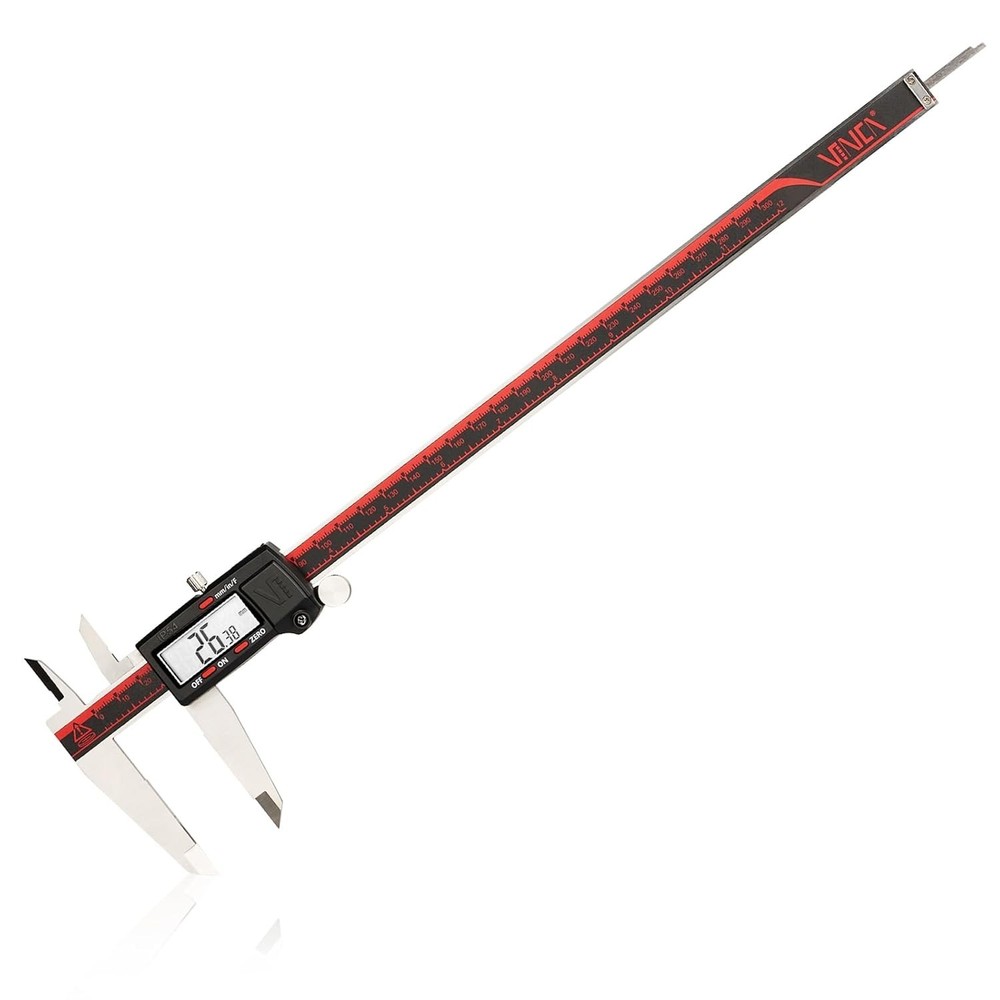 High Precision Digital Caliper with Large LCD & Instant Conversion - 300mm
