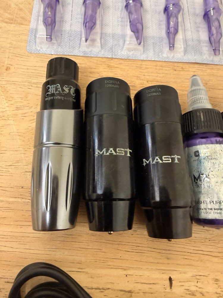Mast Tour Wireless Tattoo Gun Machine Kit