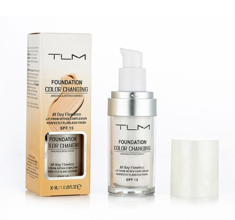Temperature Liquid Foundation Concealer Portable Natural Color  Makeup Foundatio