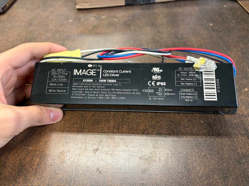 IMAGE Constant Current LED Driver - 612556   -   150W 700MA