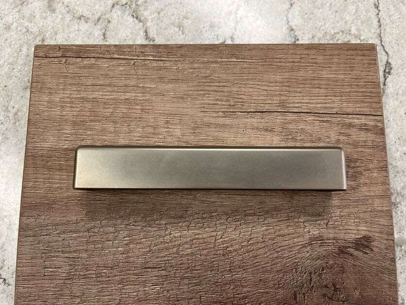 Square Cup Pull Handle - 5-1/4" Length - Brushed Nickel - New in Box