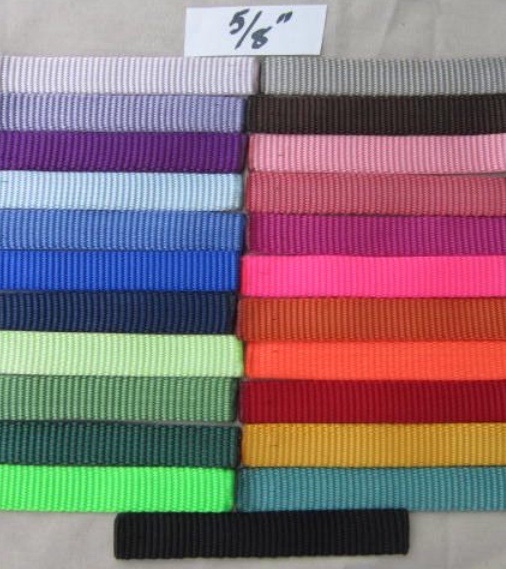 Embroidered personalized dog collars with name, etc.