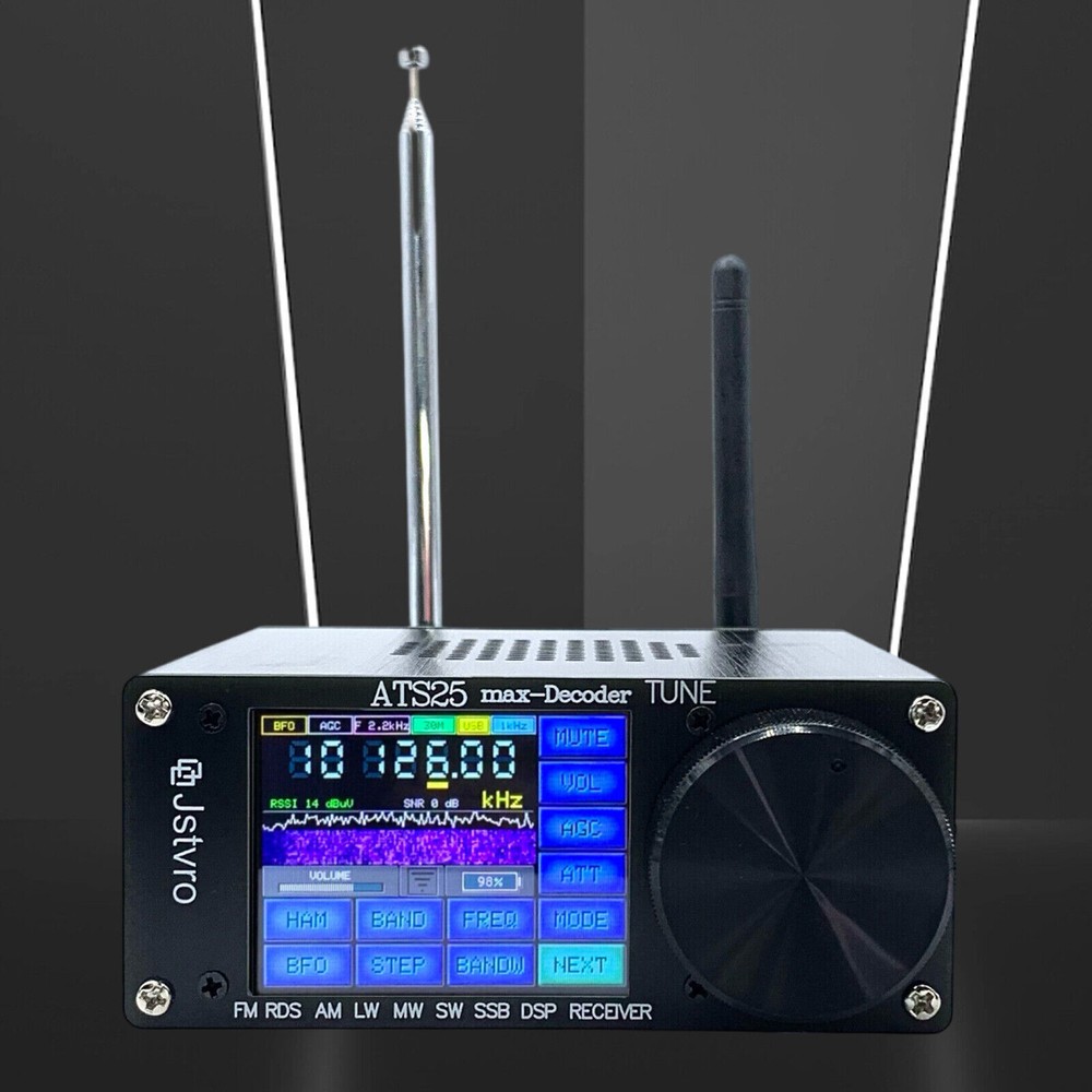 ATS25 Max Decoder Si4732 Radio Receiver Receiver with Official Activation Codede