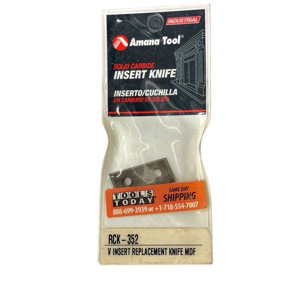 Amana Tool RCK-352 V Insert Replacement Knife MDF
